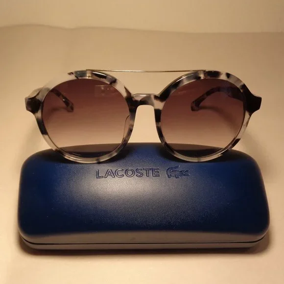Lacoste L837SA Grey Havana New Men's Sunglasses - Picture 2 of 16